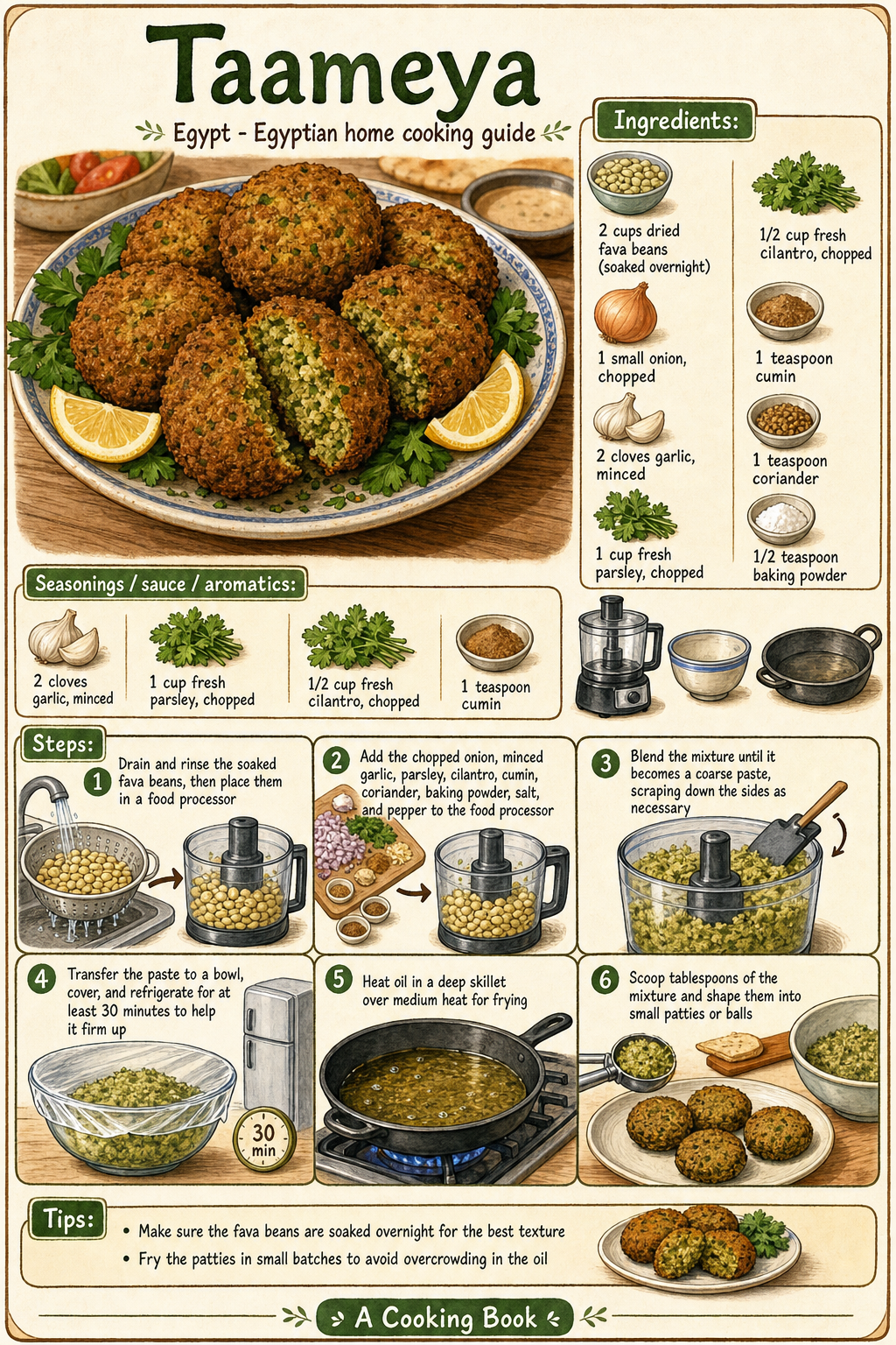 Taameya illustrated step-by-step cooking guide
