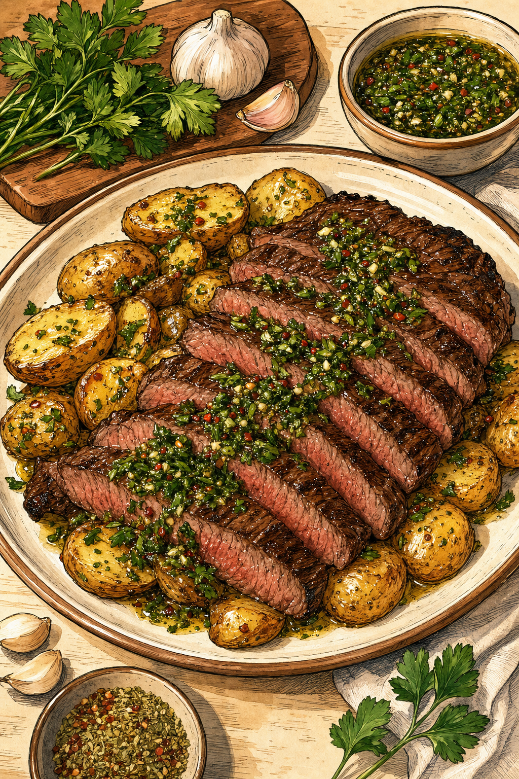 Argentine Chimichurri Steak