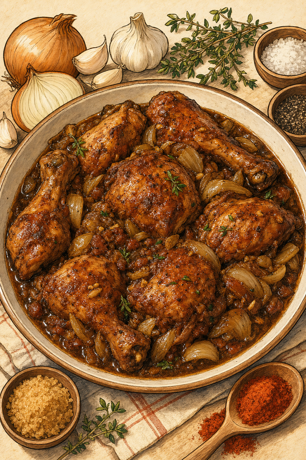 Brown Stew Chicken