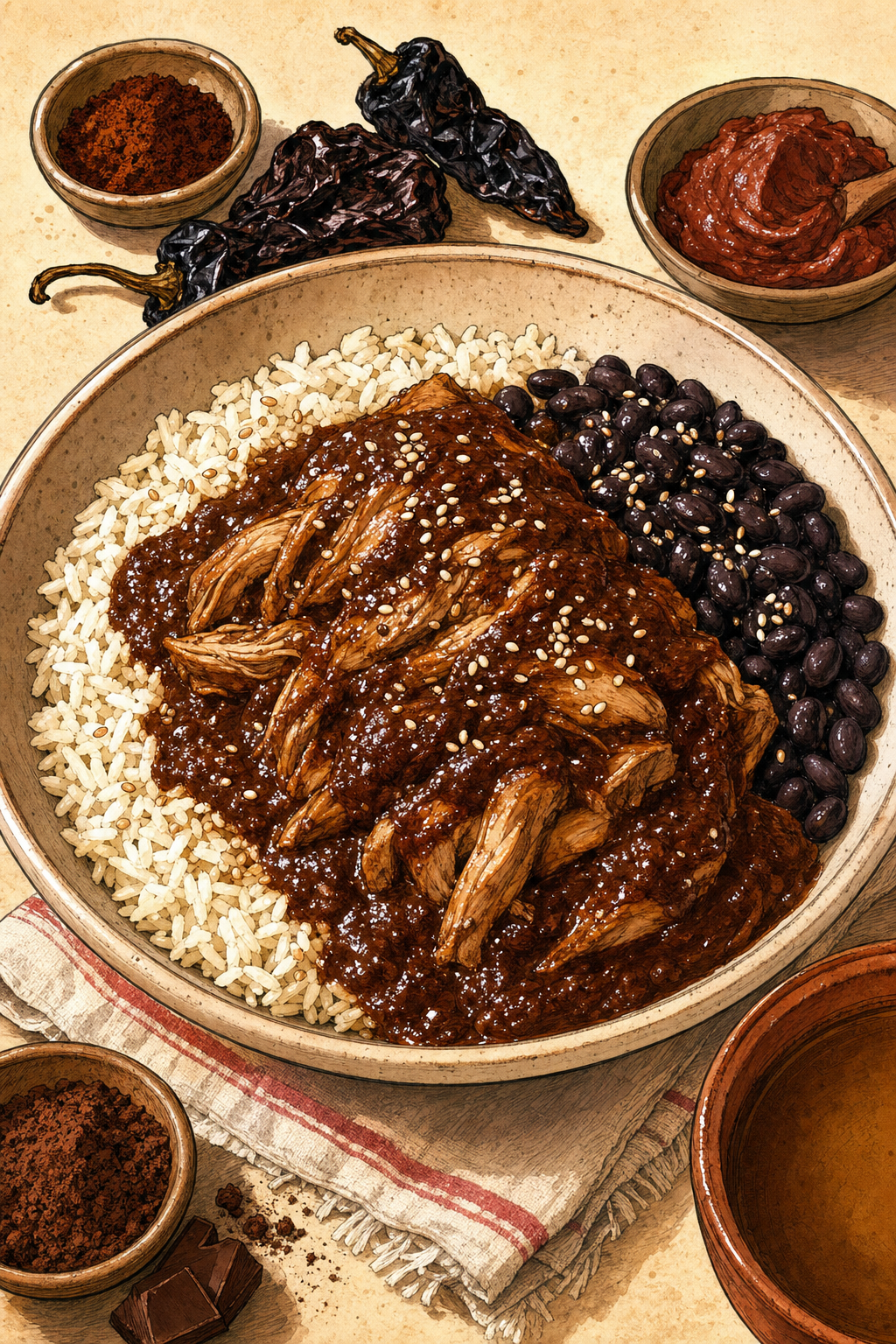 Chicken Mole Bowl