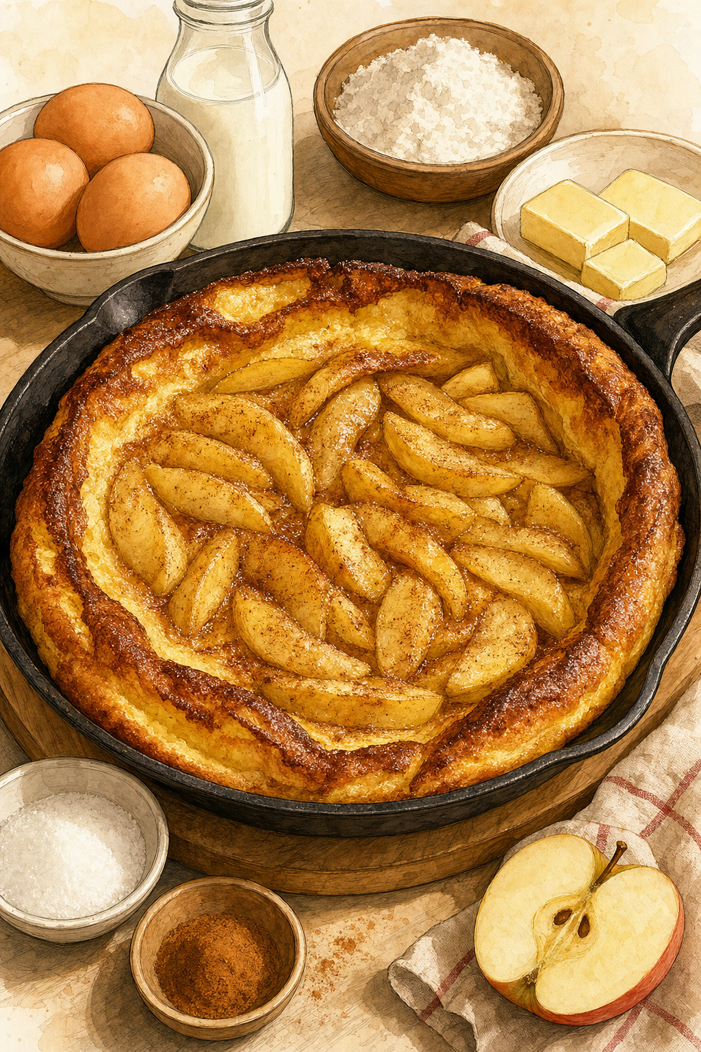 German Apple Pancake