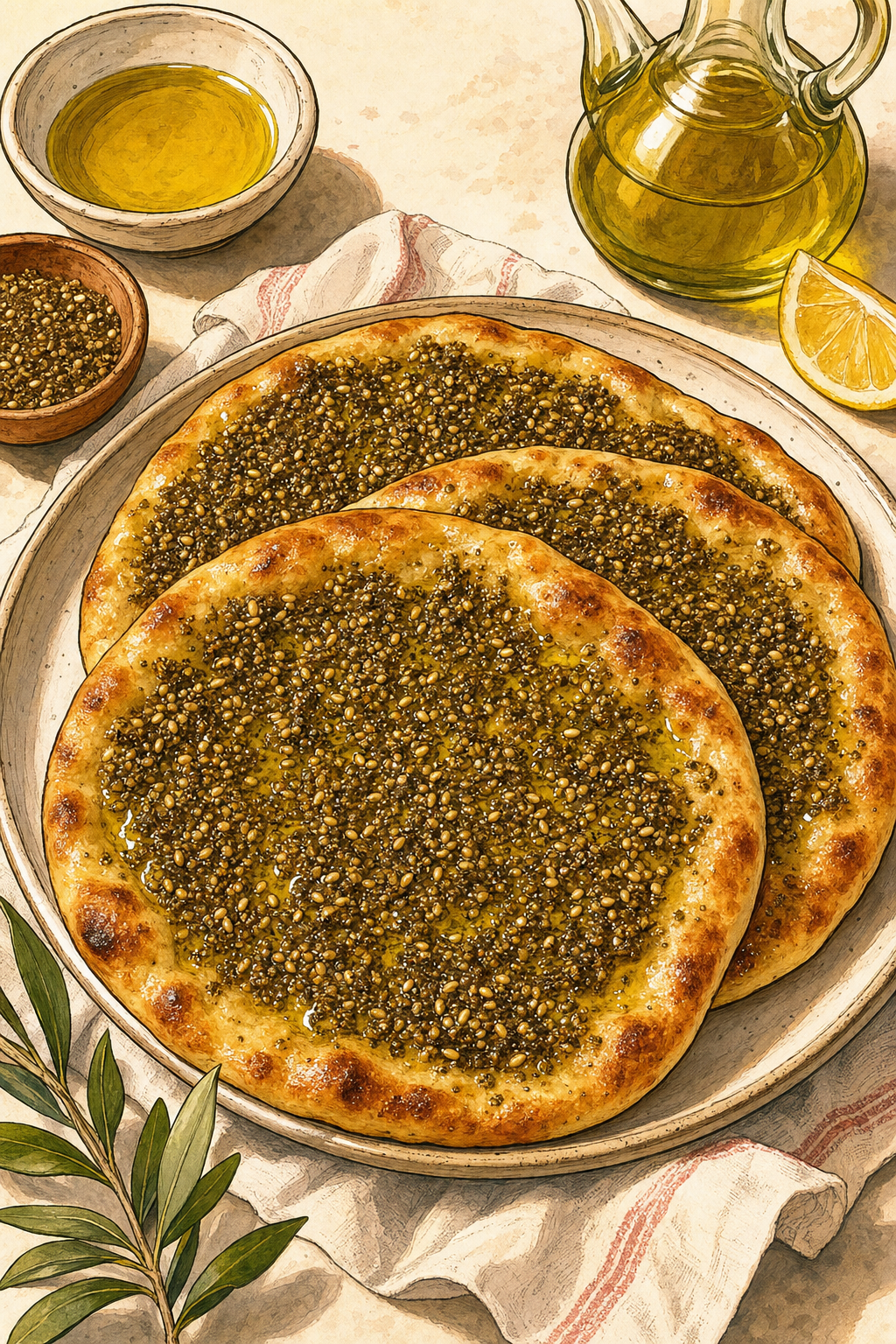 Manakish Zaatar
