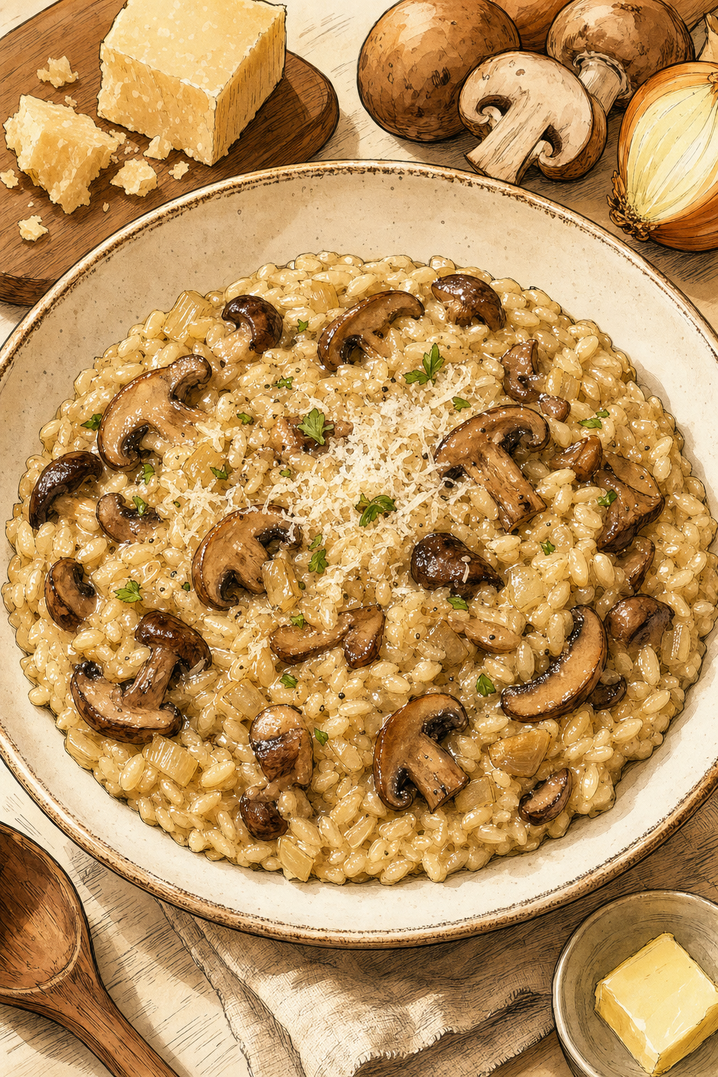 Mushroom Risotto