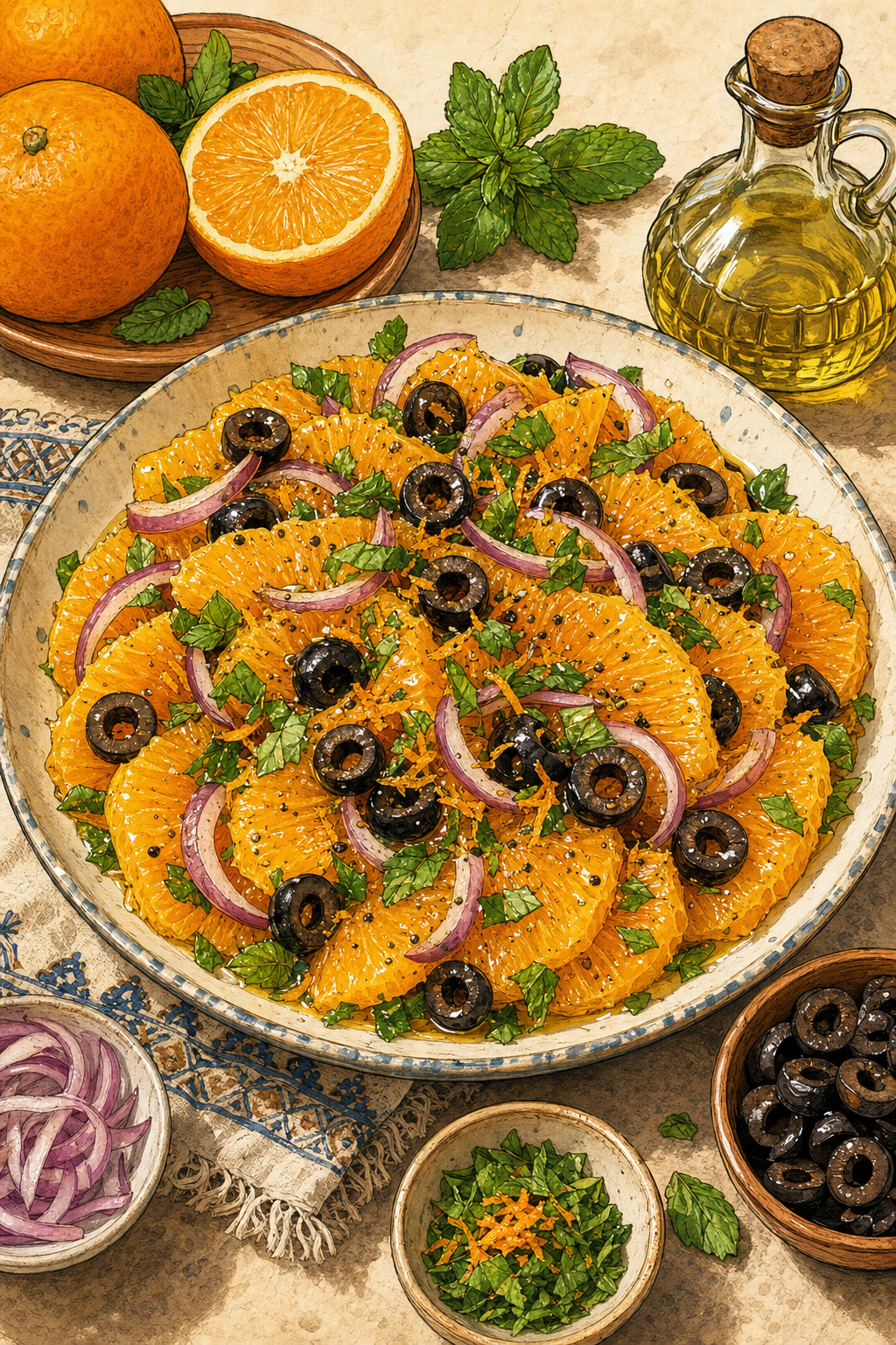 Orange and Olive Salad