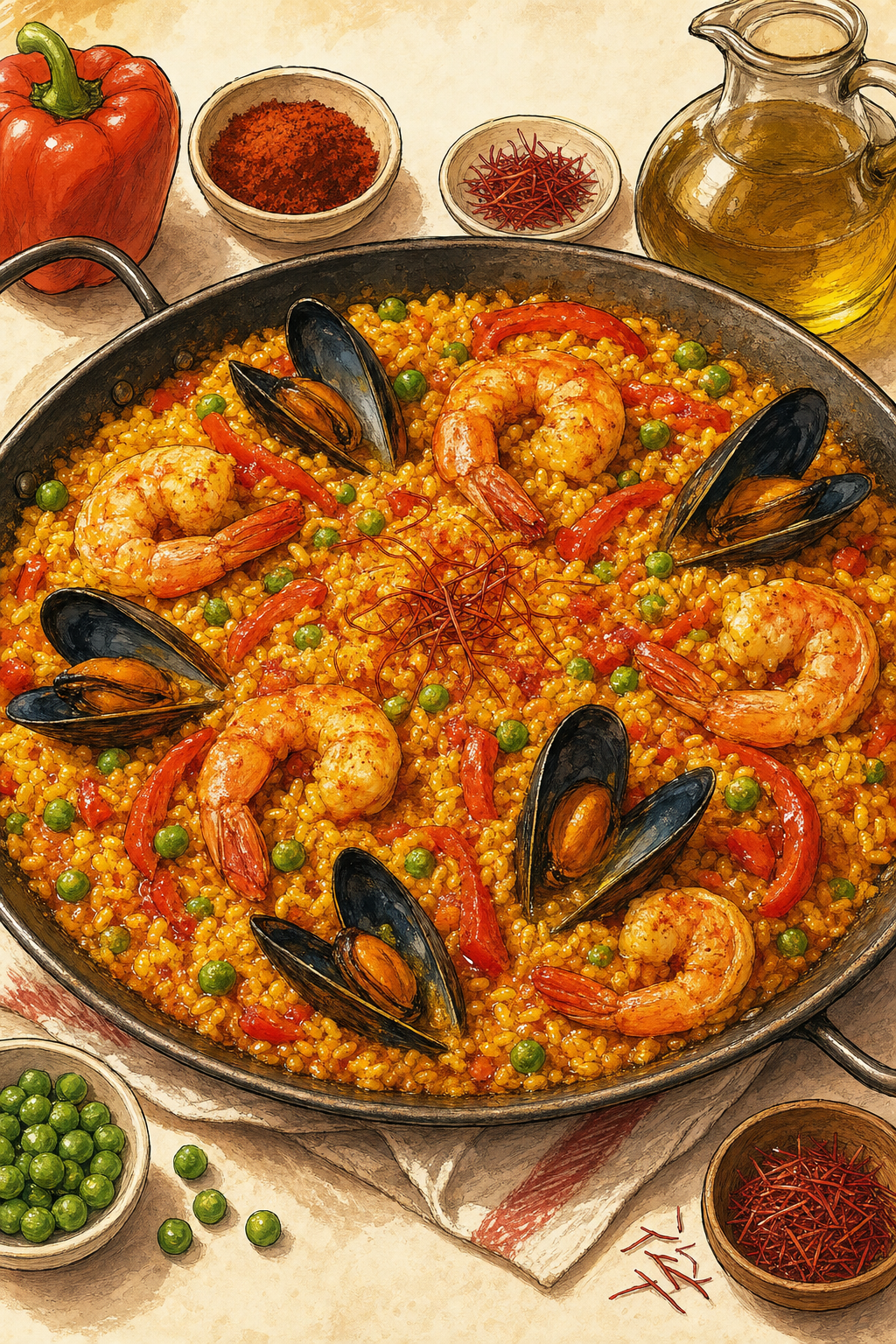 Seafood Paella