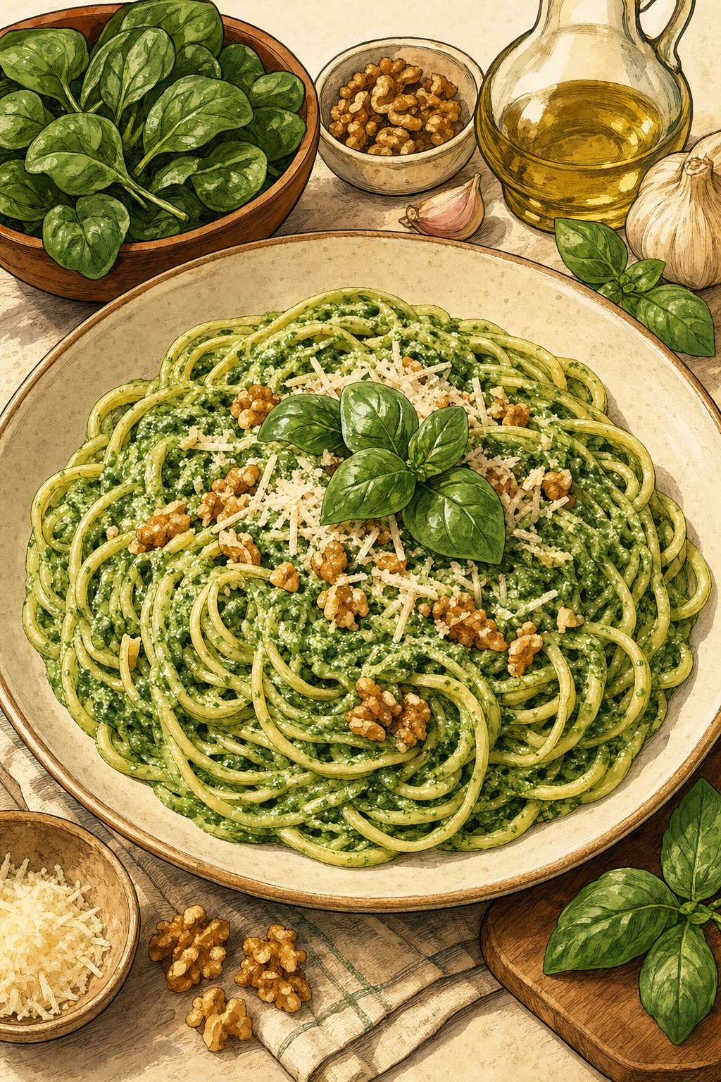Tallarines Verdes