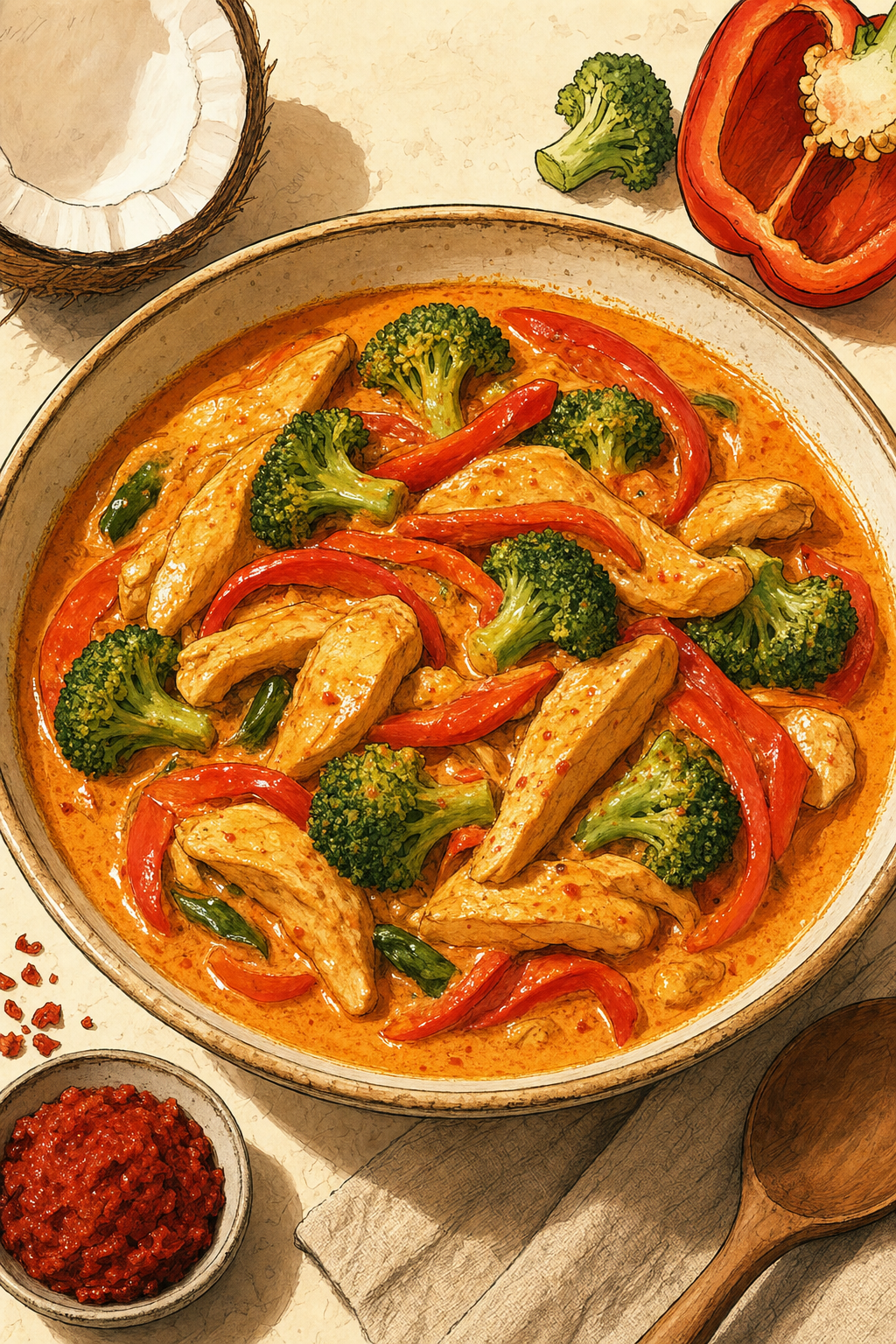 Thai Red Curry Chicken